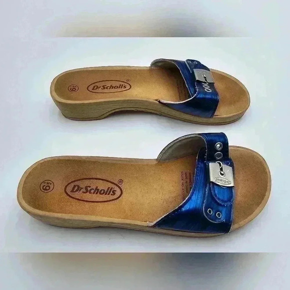 Dr. Scholls Exercise Sandals Navy Blue Womens Size 6.5 - Picture 7 of 8